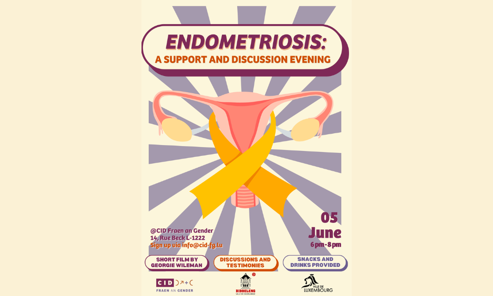 Endométriose : soirée d’échange pour personnes concernées