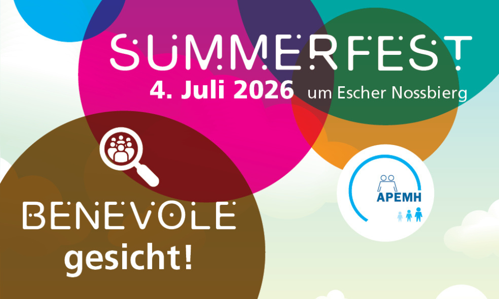Nous recherchons des bénévoles pour notre festival d&rsquo;été, le 4 juillet au site de Nossbierg
