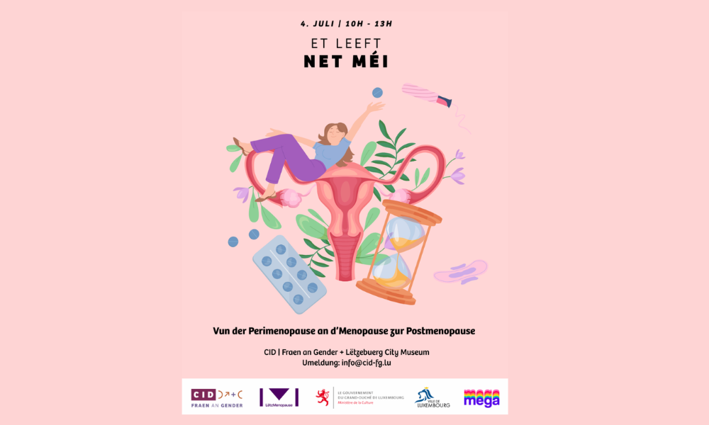 Et leeft net méi – Vun der Perimenopause an d’Menopause zur Postmenopause“