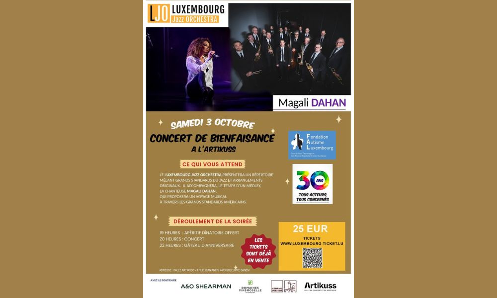 Concert Fondation Autisme Luxembourg