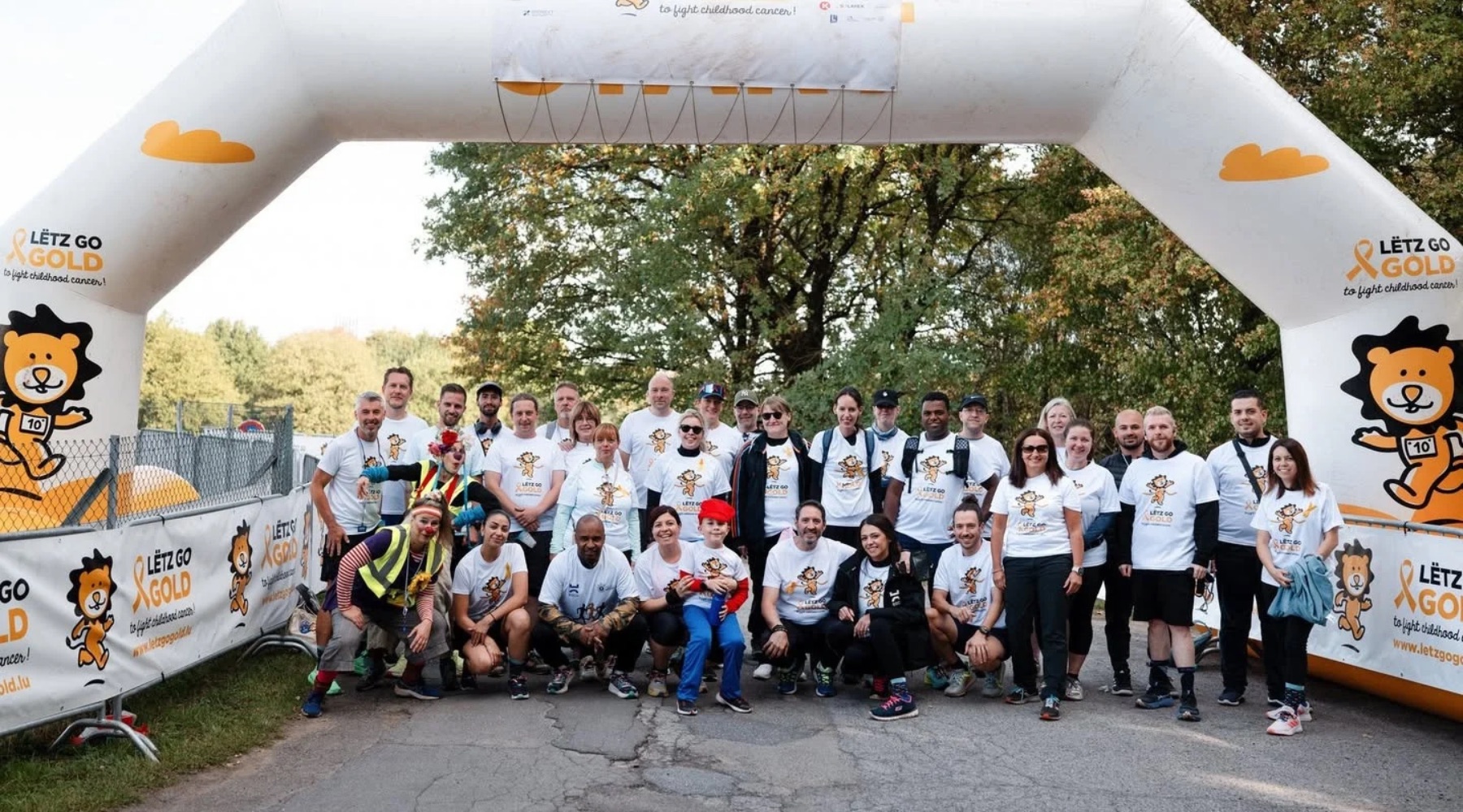 Lëtz Go Gold Run : un bel élan de solidarité de la Team Esch