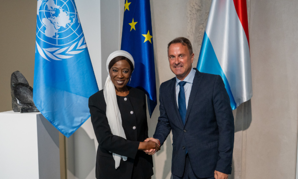Visite de travail de Diene Keita, directrice exécutive du Fonds des Nations unies pour la population